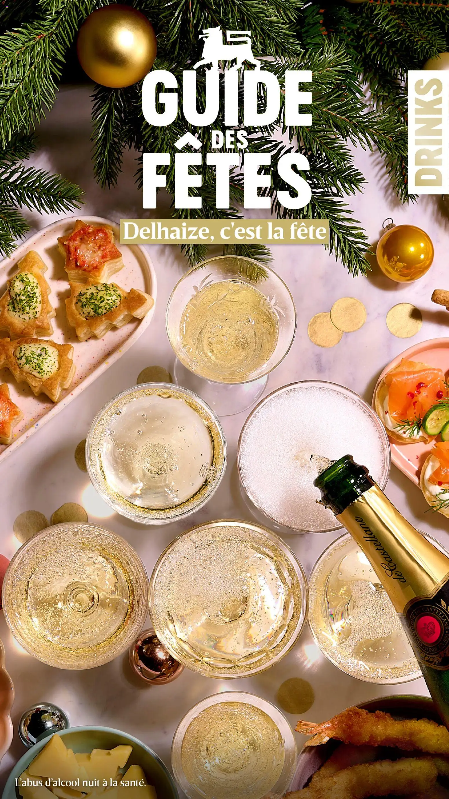 Voorbeeld van Guide des fêtes - Drinks van winkel Delhaize geldig vanaf 13/11/2025
