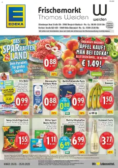Vorschau von dem Prospekt des Geschäftes Edeka, gültig ab dem 19.10.2025