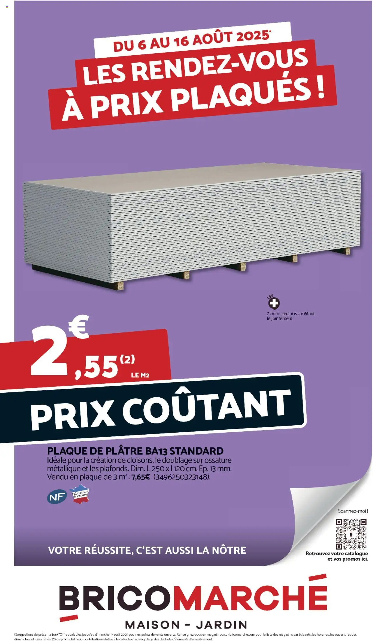 Catalogue de la boutique Bricomarché valable du 06/08/2025 - Page numéro 1