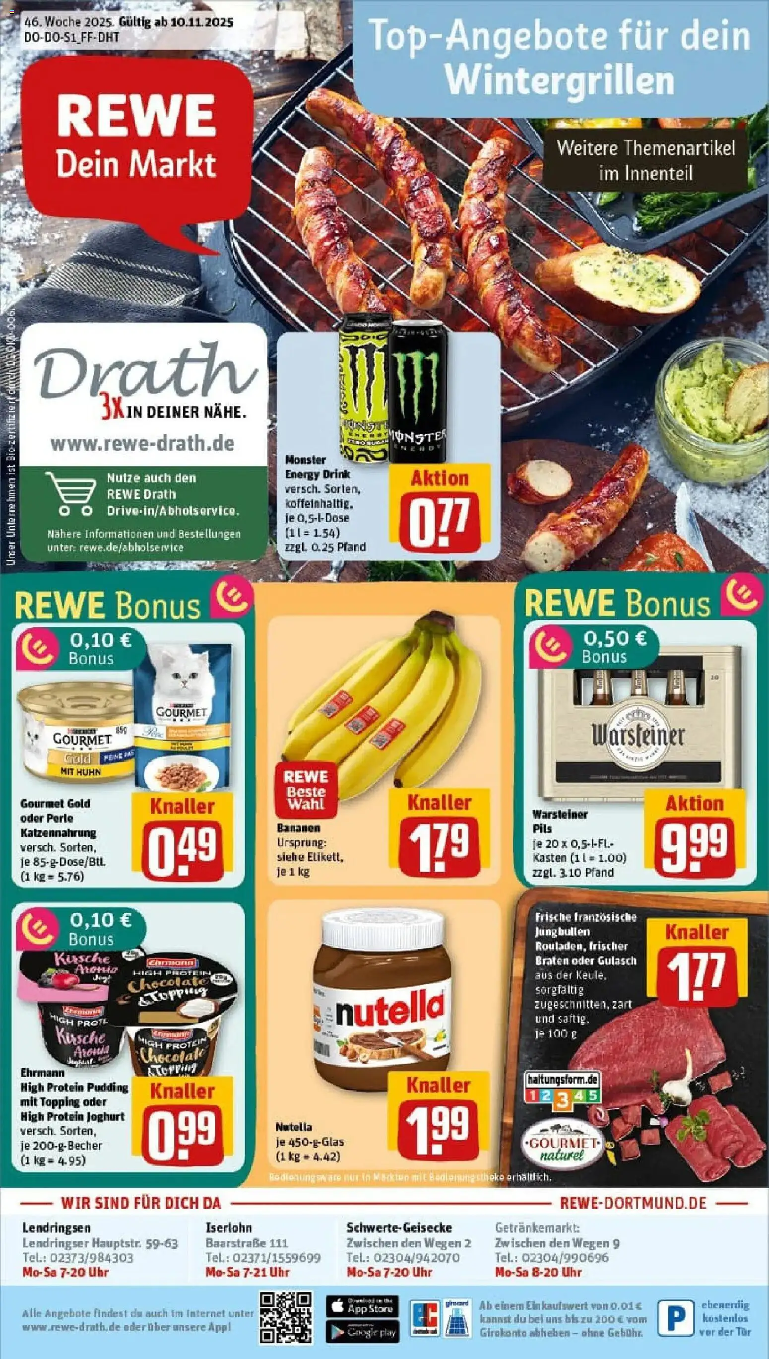 Vorschau von dem Prospekt des Geschäftes Rewe, gültig ab dem 10.11.2025