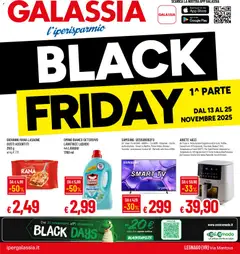Anteprima dell'opuscolo Black Friday dal negozio Galassia valido da 13/11/2025