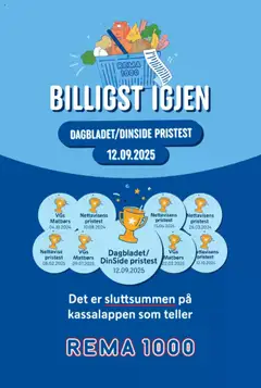 Forhåndsvis Kundeavis fra butikk Rema 1000 gyldig fra 15/09/2025