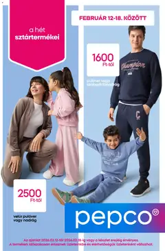 Pepco - Akciós újság Pepco megtekintése, amely érvényes 2026.02.12.-től