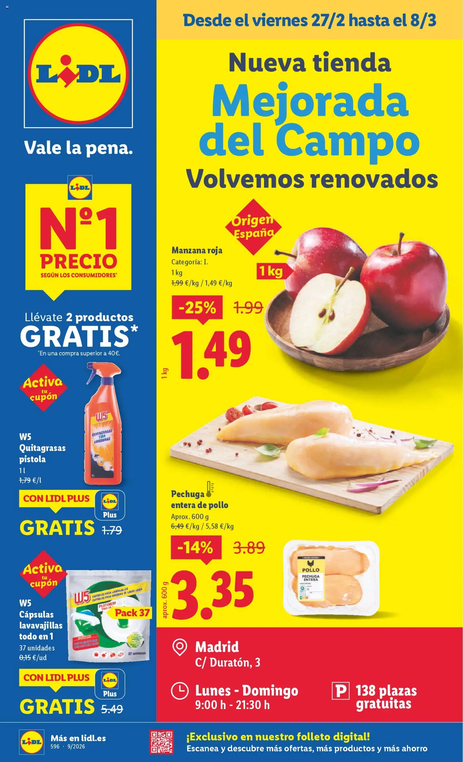 Vista previa del folleto de la tienda Lidl válido desde el 27/02/2026 
