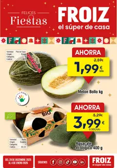 Vista previa del folleto de la tienda Froiz válido desde el 29/12/2025 