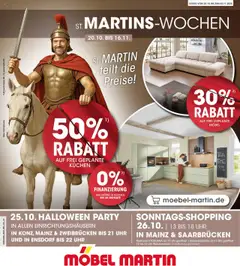 Vorschau von dem Prospekt des Geschäftes Möbel Martin, gültig ab dem 20.10.2025
