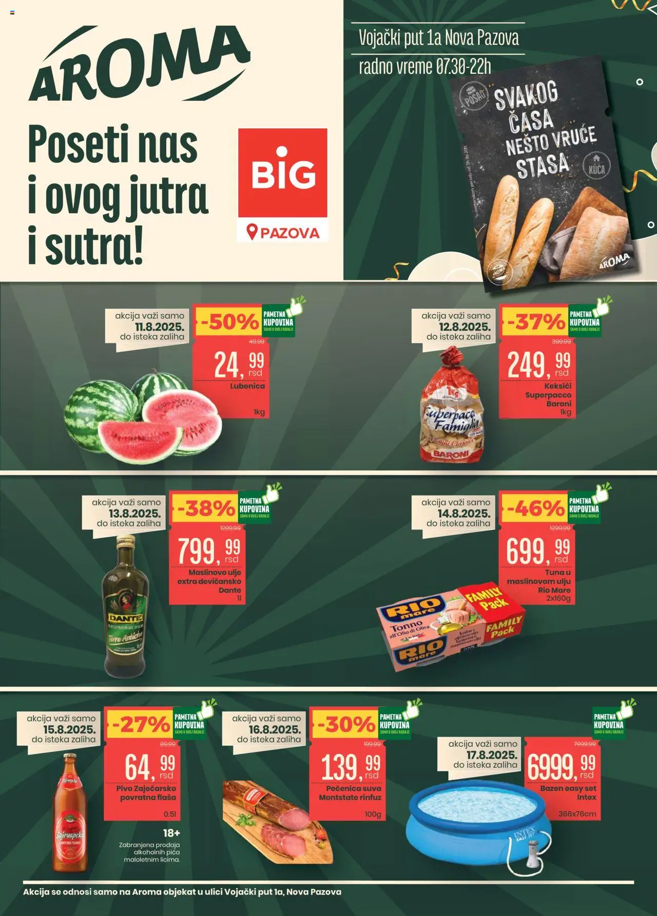 Aroma Market katalog važi od 11.08.2025 - stranica 1