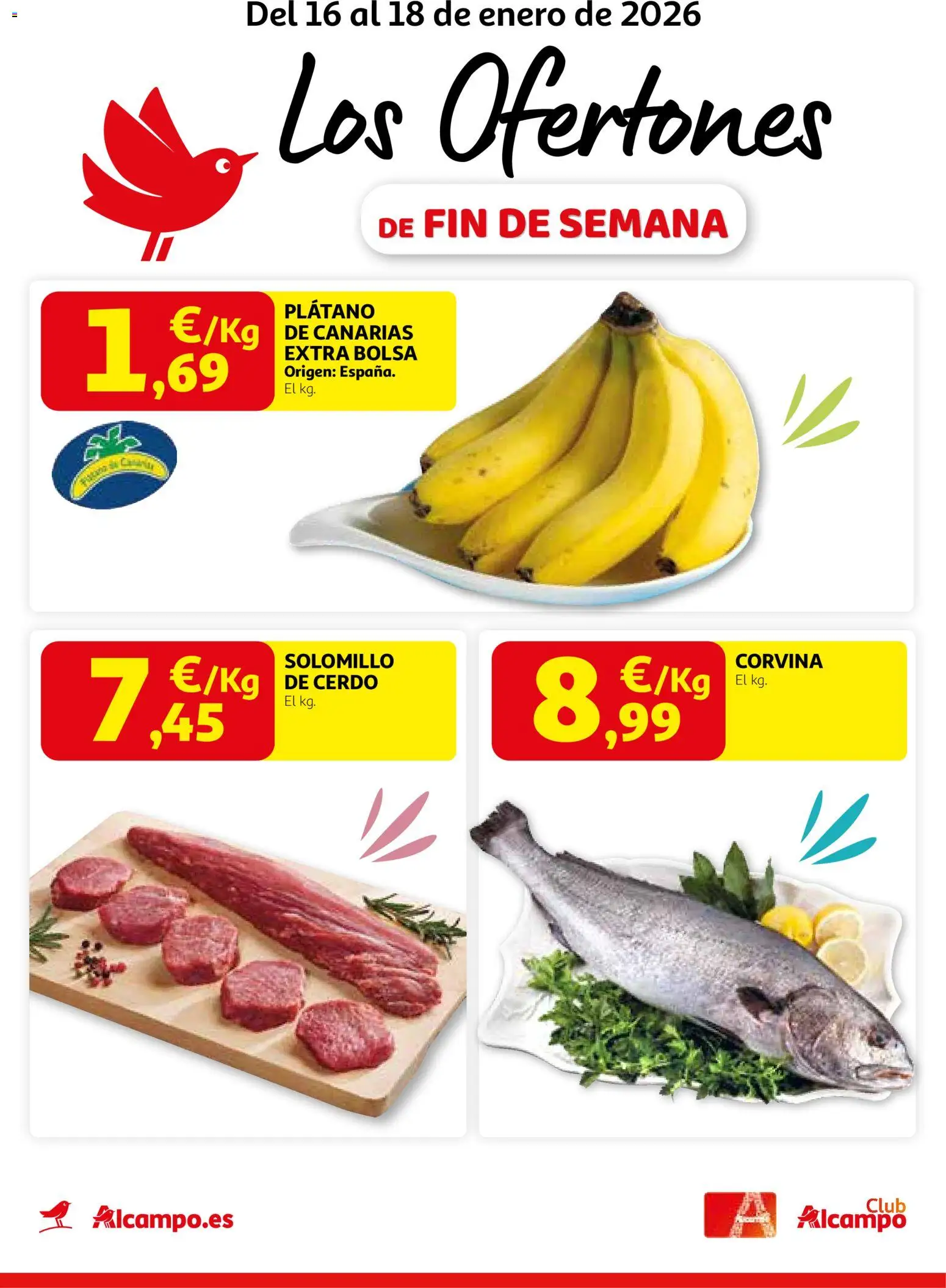 Vista previa del folleto de la tienda Alcampo válido desde el 16/01/2026 