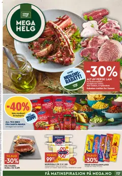 Forhåndsvis Mega Helg fra butikk Coop Mega gyldig fra 15/09/2025