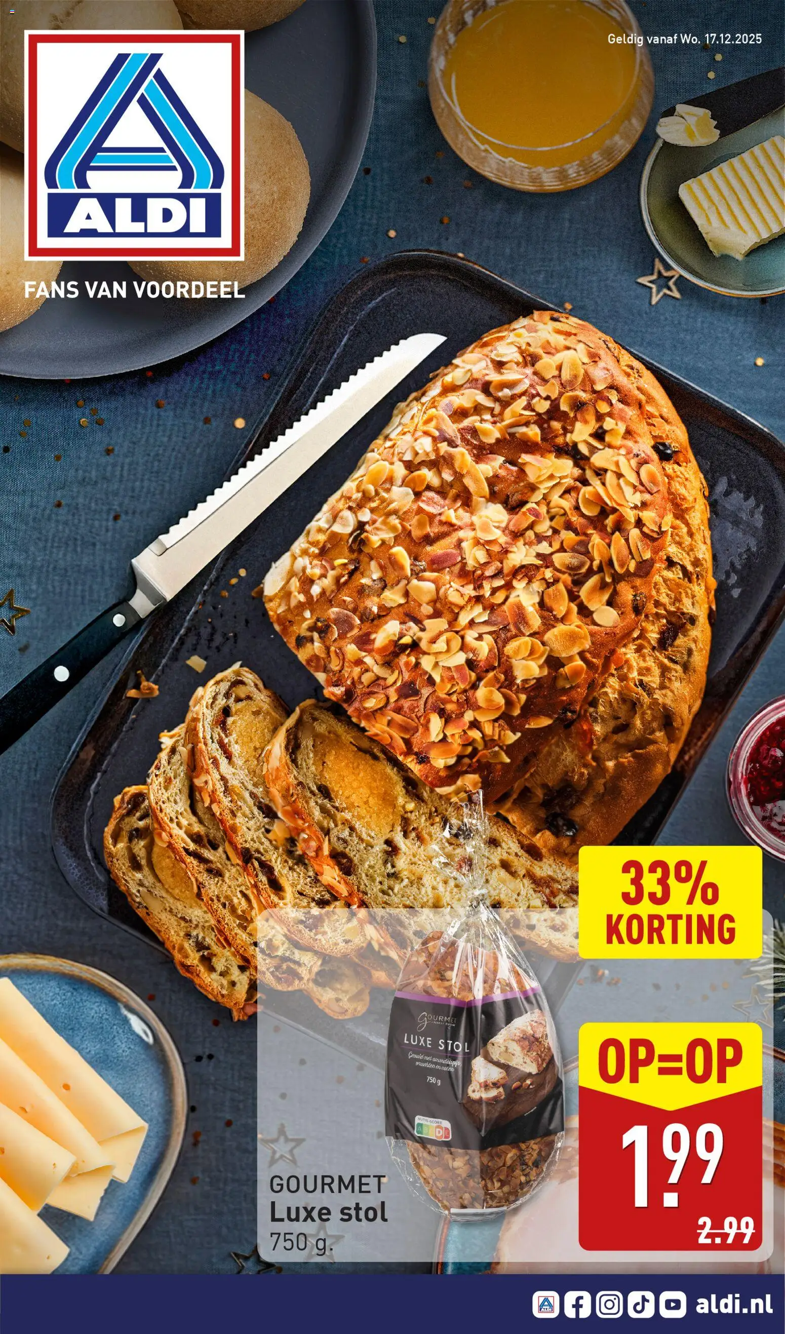 Voorbeeld van Kerstflyer van winkel Aldi geldig vanaf 17-12-2025