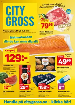 Förhandsgranska reklamblad Borås från butik City Gross gäller från 08/09/2025
