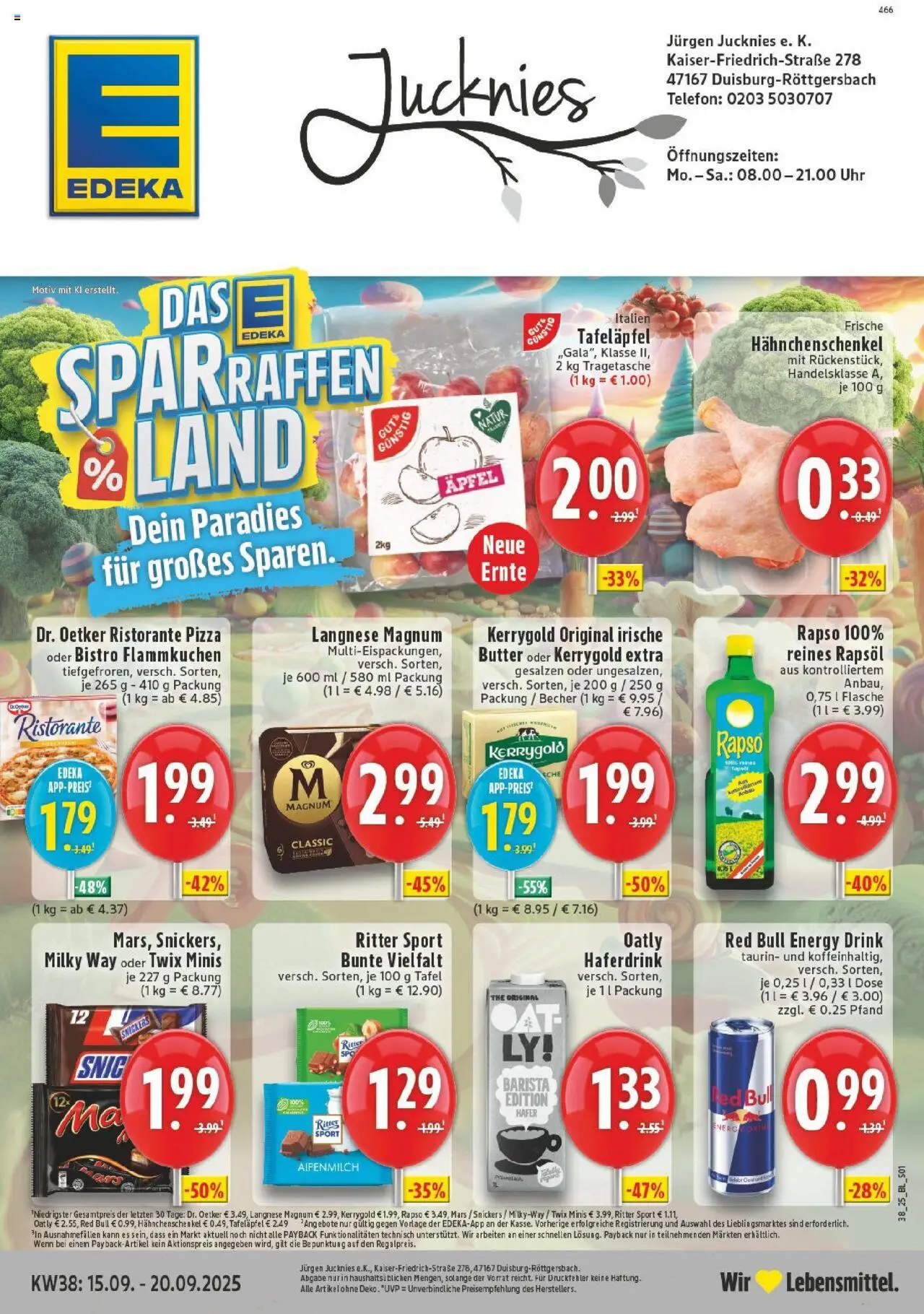 EDEKA Prospekt ab 14.09.2025 - Prospekt Duisburg Online