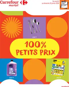 Prévisualisation de 100% petits prix du magasin Carrefour Market formulaire valide 06/01/2026