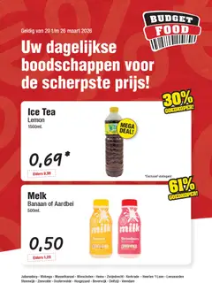 Voorbeeld van Budget Food folder van winkel Budget Food geldig vanaf 20-03-2026