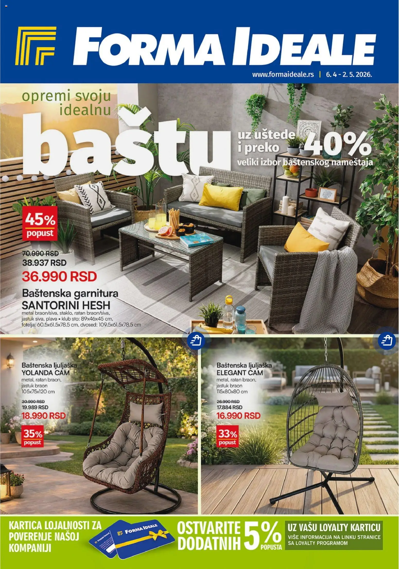 Pregled Forma Ideale kataloga - važi od 06.04.2026