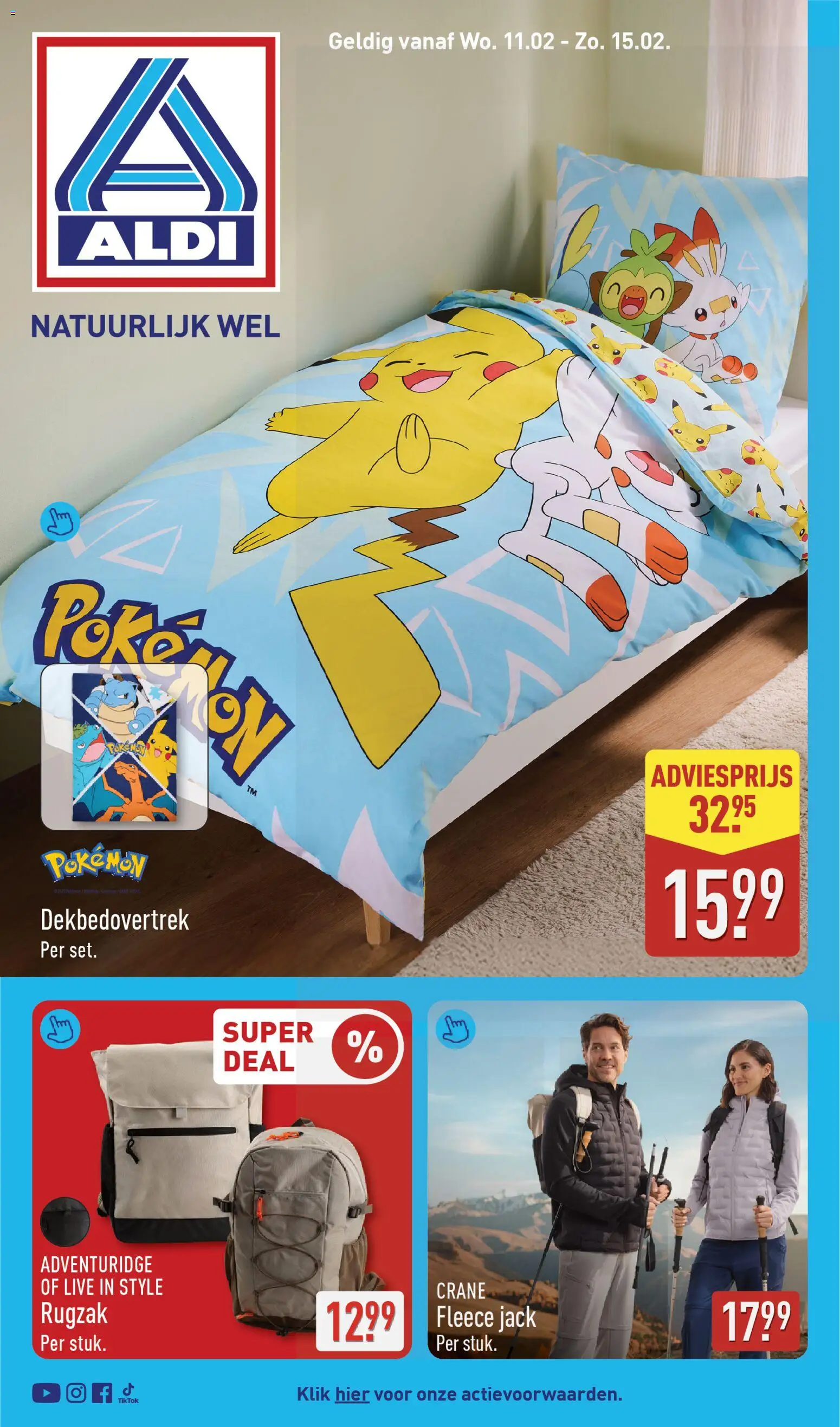 Voorbeeld van Non food folder van winkel Aldi geldig vanaf 11-02-2026