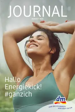 Vorschau der Angebote: dm drogerie markt Journal August 2025 gültig ab 07.08.2025