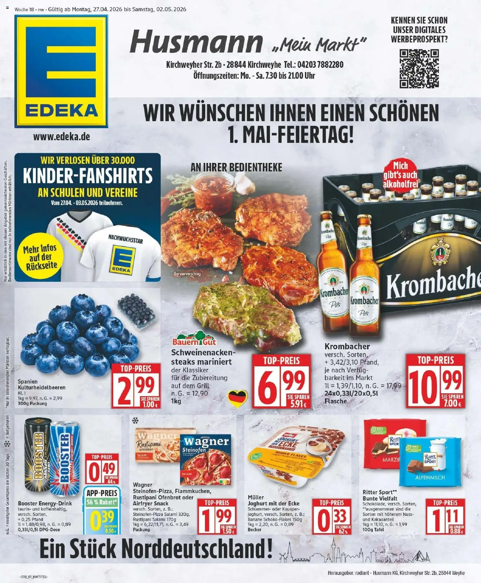 Vorschau von dem Prospekt des Geschäftes Edeka, gültig ab dem 27.04.2026