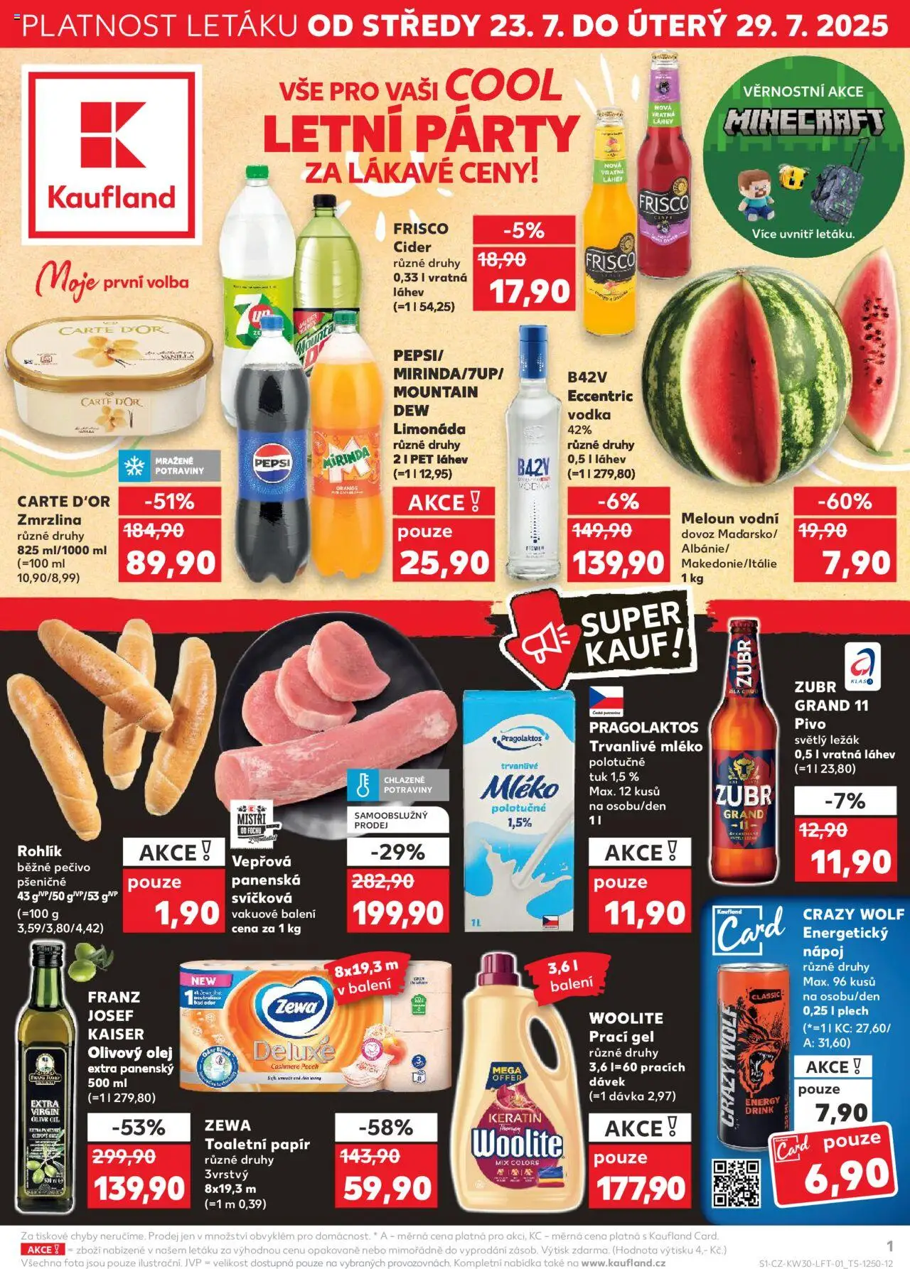  KAUFLAND Leták - Kolín (23.07.2025) příští týden 