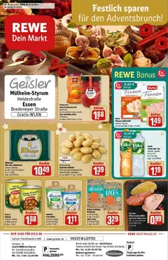 Vorschau von dem Prospekt des Geschäftes Rewe, gültig ab dem 23.11.2025