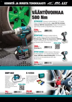 Kaupan Makita Tarjoukset esikatselu, voimassa 01/10/2025 | Sivu: 7