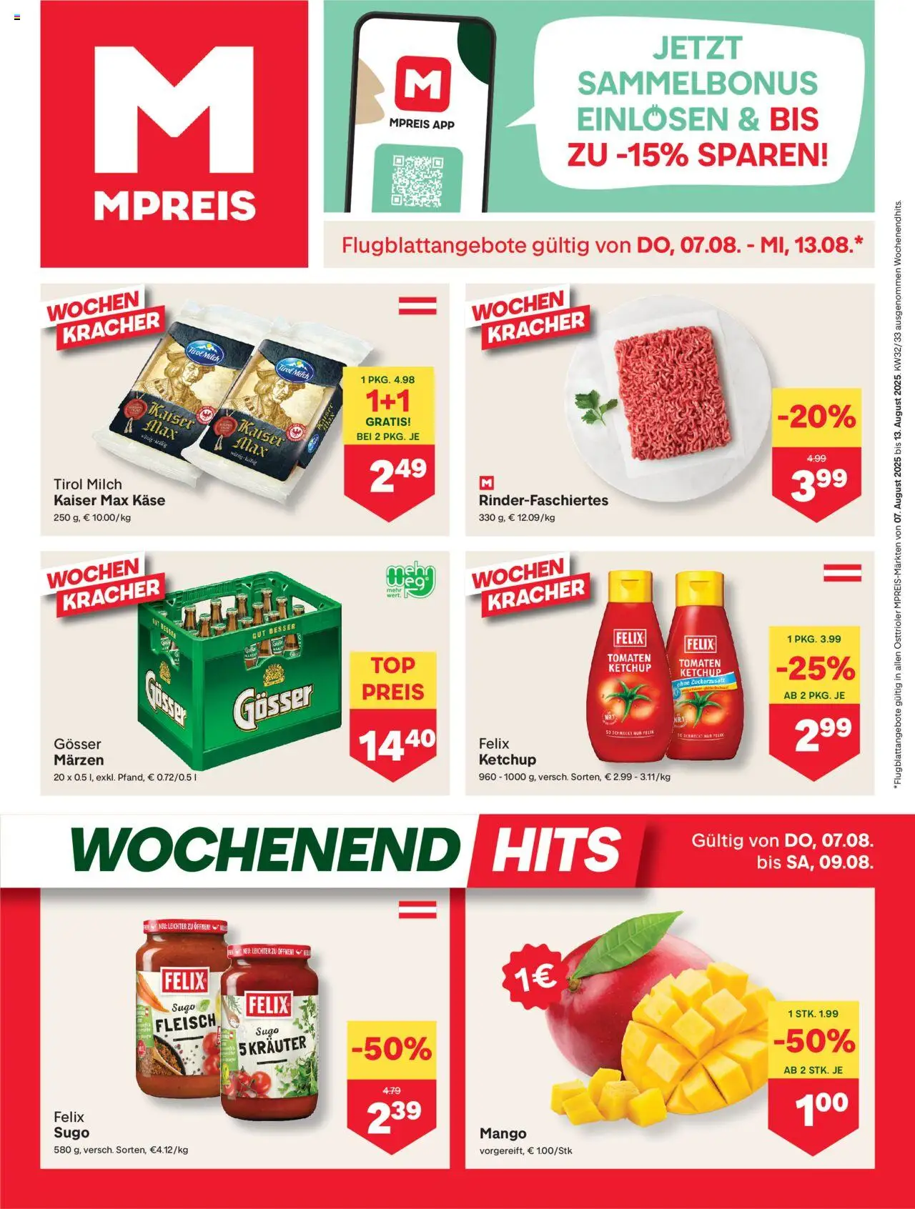  MPREIS Anras ab (07.08.2025 - 13.08.2025) - Seite 1