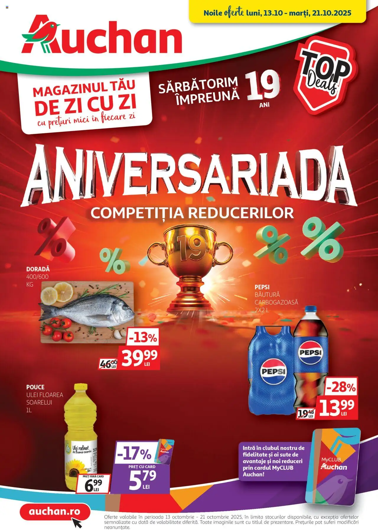 Auchan online catalog de la 13.10.2025 - Oferte și revista - Pagină 1