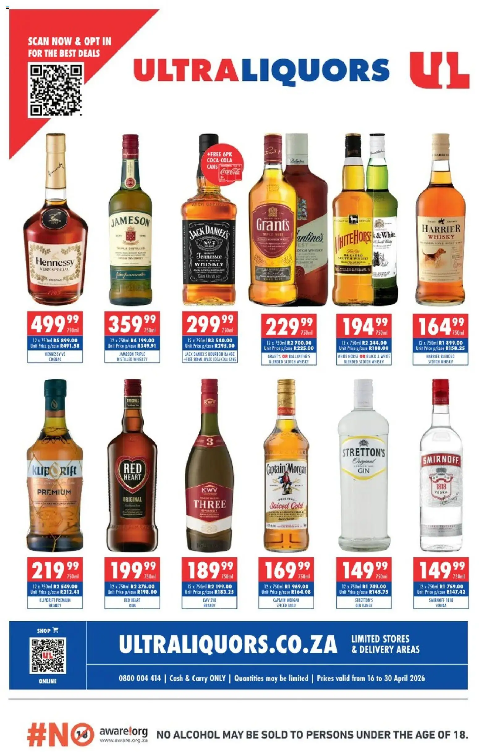 Preview of Ultra Liquors flyer valid from 16/04/2026