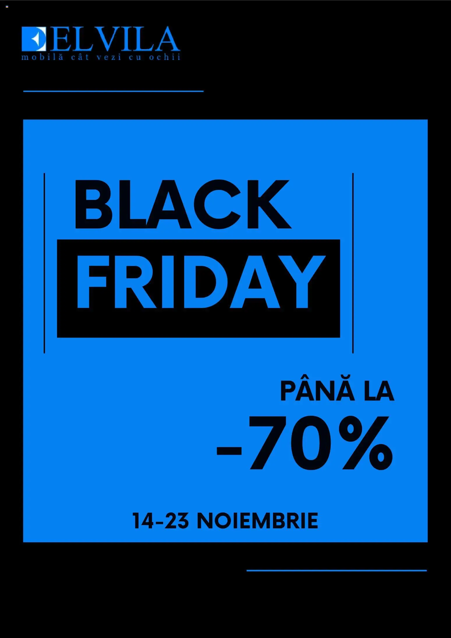 Previzualizarea de cataloage: Elvila Black Friday valabil de la 14.11.2025