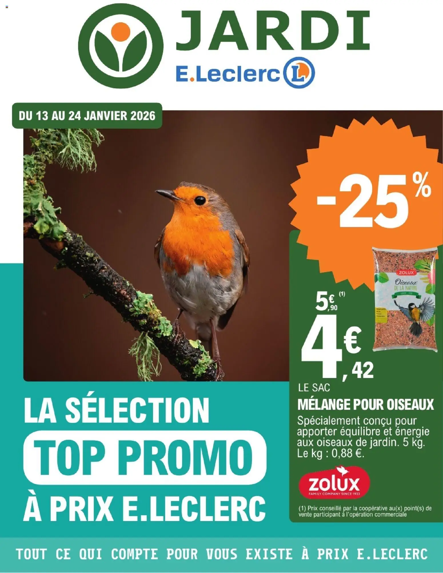 Prévisualisation de Trafic animalerie du magasin Brico E.Leclerc formulaire valide 13/01/2026