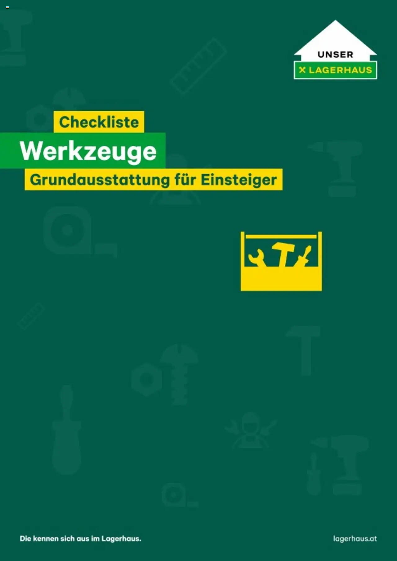  Lagerhaus Checkliste: Werkzeuge ab (von Mittwoch 06.08.2025) - Seite 1