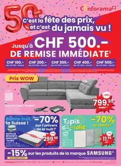 Vorschau des Merkblatts Aktionen FR vom Shop Conforama gültig von 25.02.2026 bis 10.03.2026