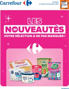Prévisualisation de Catalogue les nouveautés de novembre du magasin Carrefour formulaire valide 03/11/2025