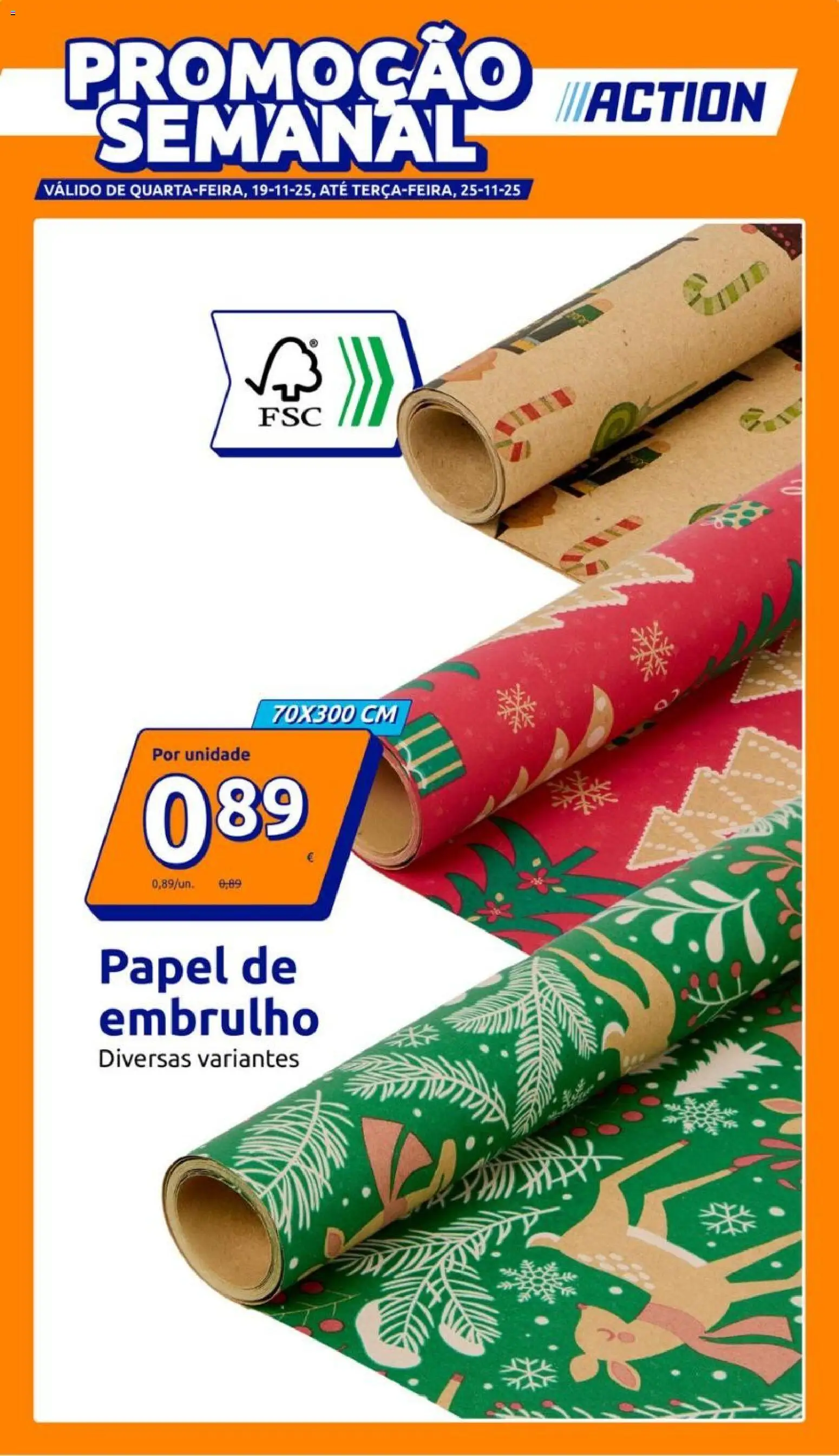 Pré-visualização do folheto da loja Action válida a partir de 19/11/2025