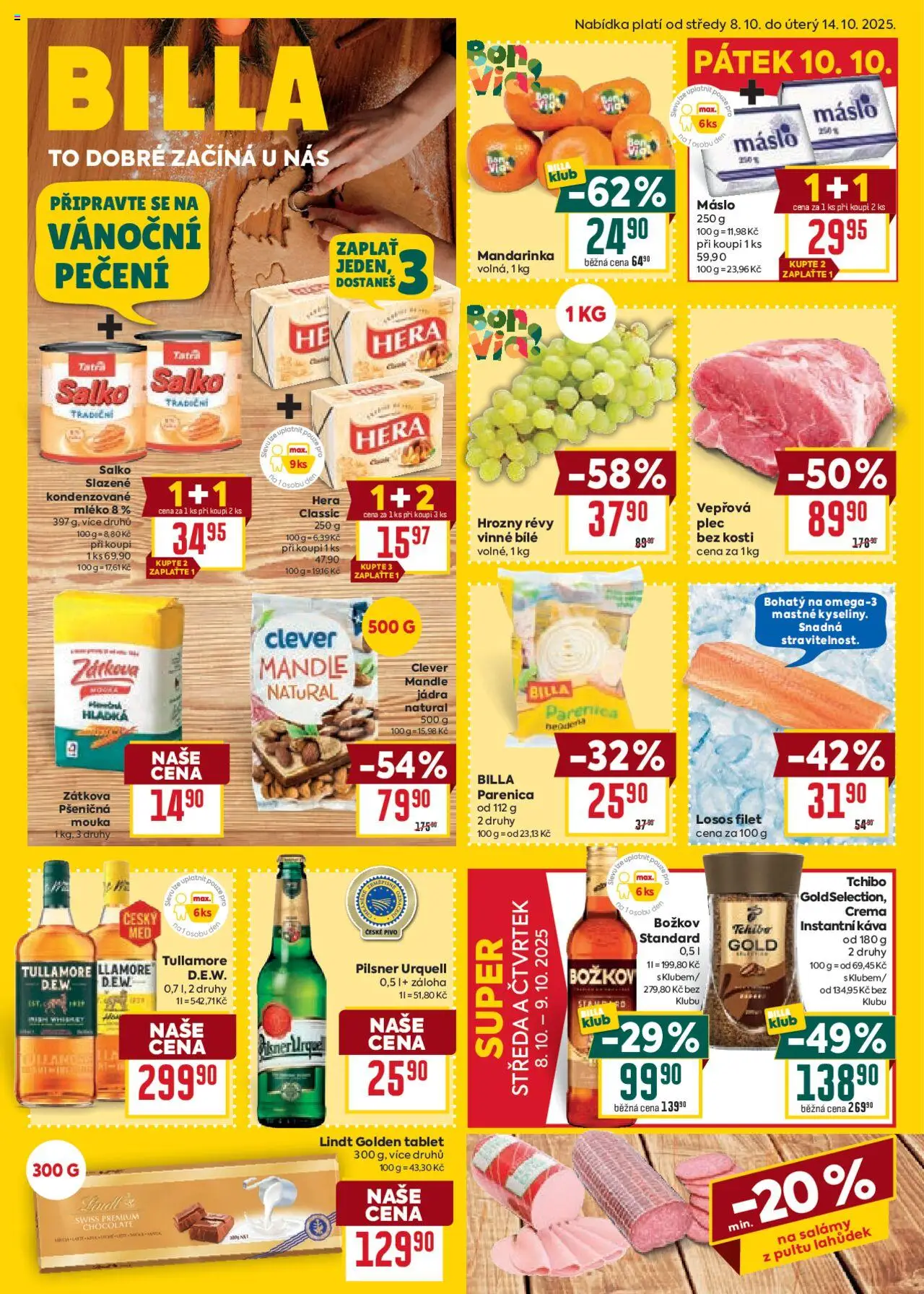  BILLA leták již od 08.10.2025 » Akční "Velký leták"