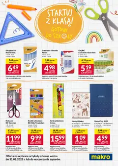 Pogląd gazetki "Back to School" ze sklepu Makro ważnej od 06.08.2025