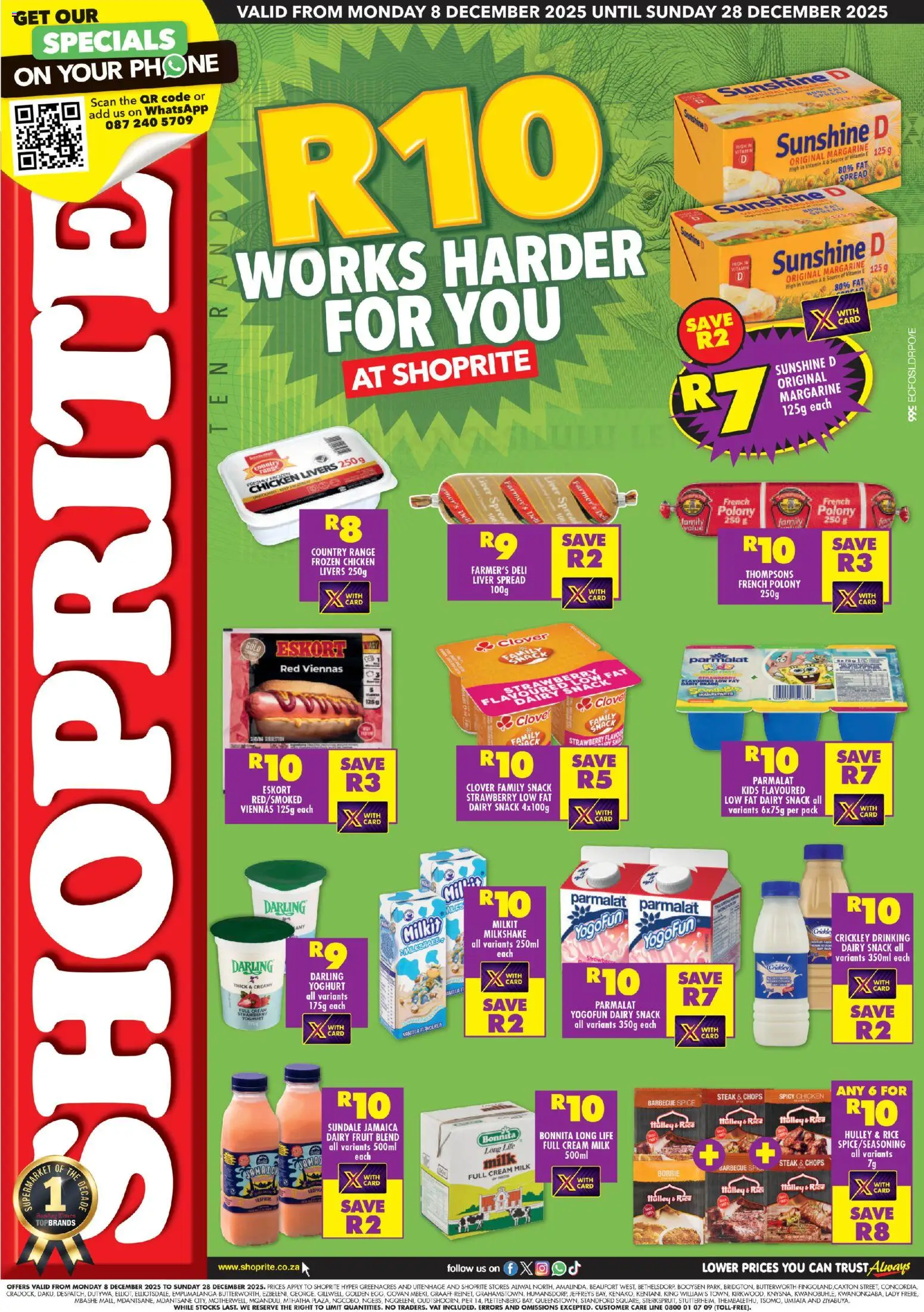 Preview of Shoprite flyer valid from 08/12/2025