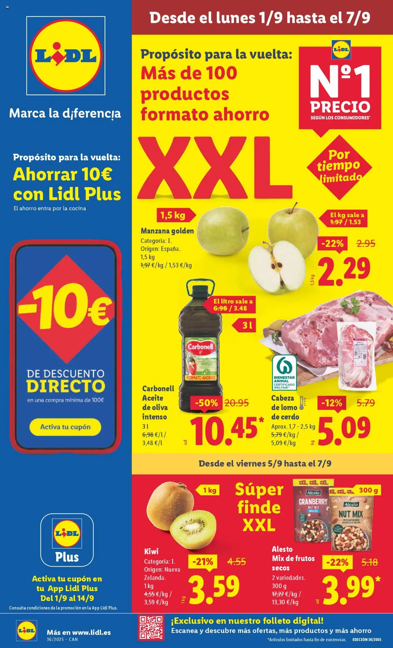 LIDL Canarias del 01/09/2025 >> catálogo esta semana