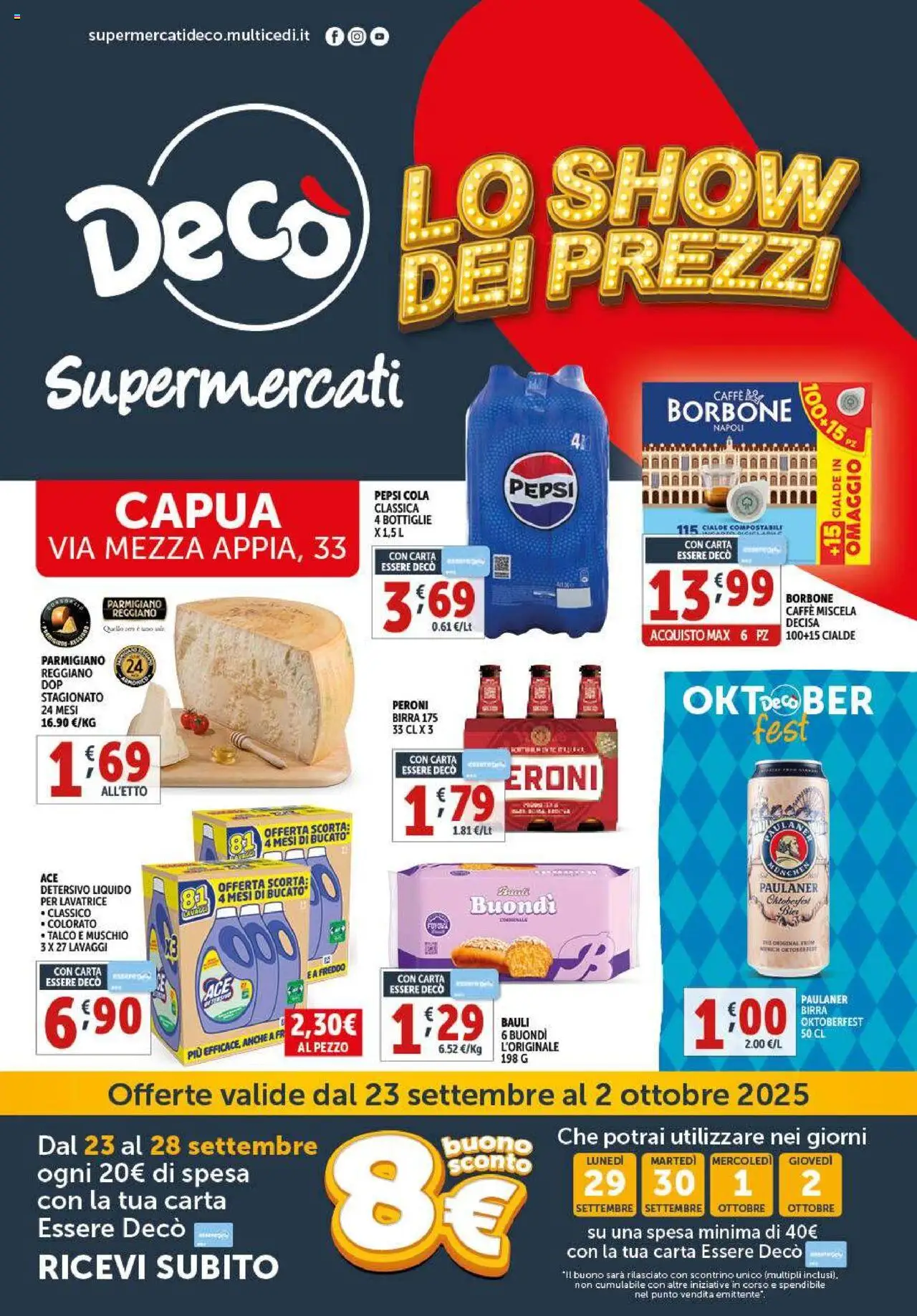 Volantino Decò valido da 23/09/2025 numero di pagina 1