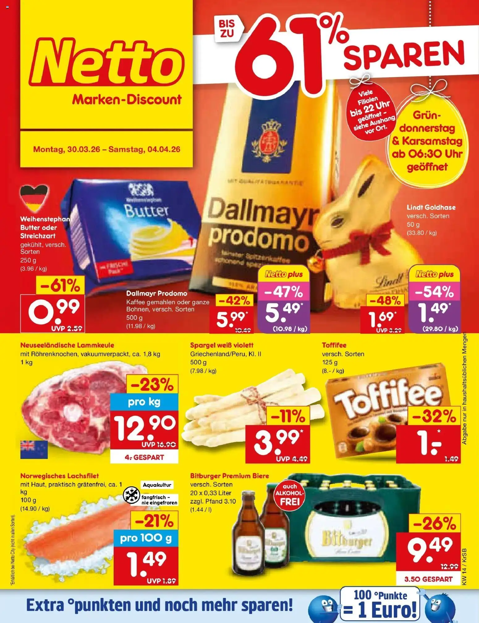 Vorschau von dem Prospekt des Geschäftes Netto Marken-Discount, gültig ab dem 30.03.2026