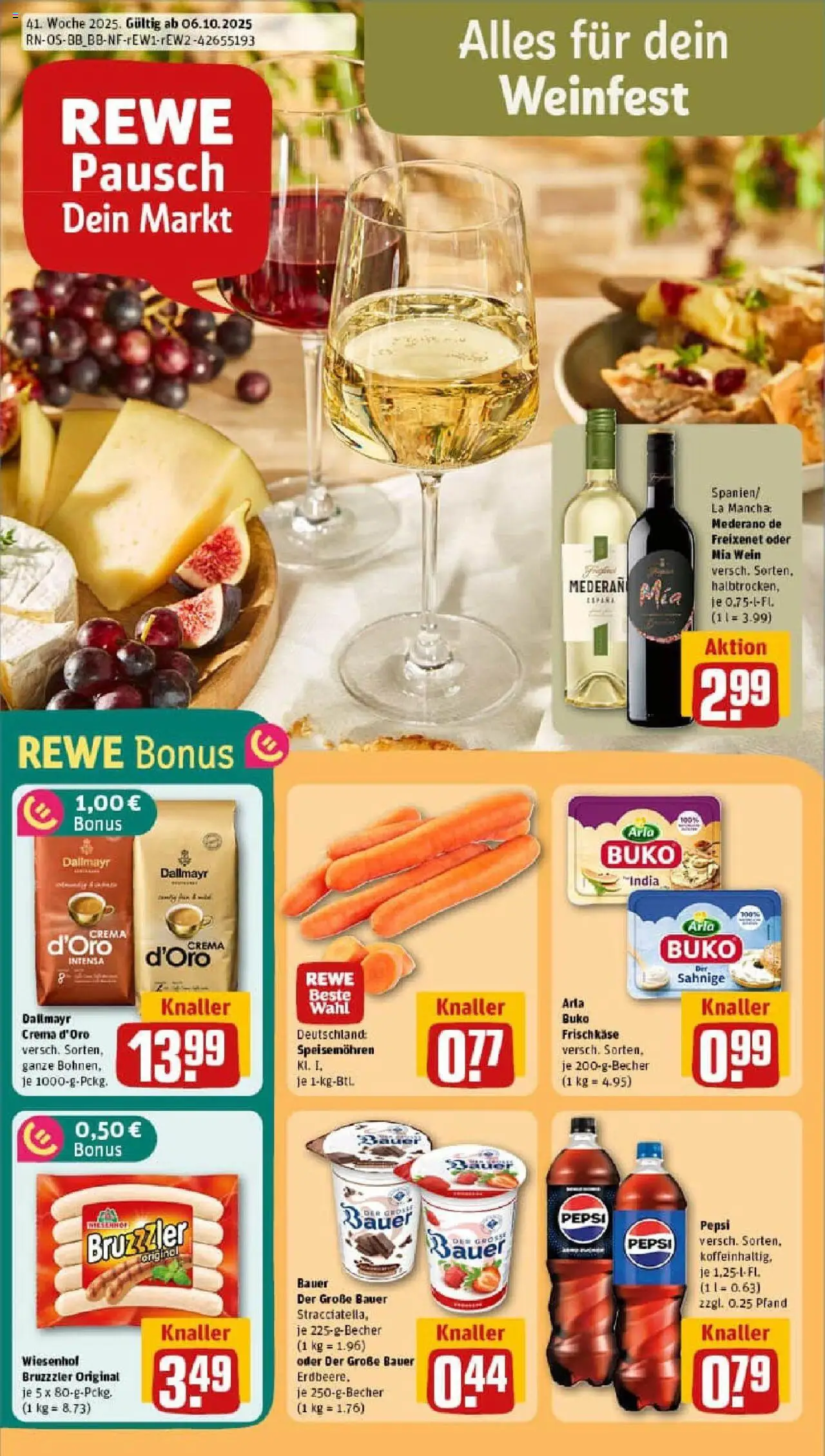 REWE Prospekt ab 06.10.2025 nächste Woche - Prospekt Berlin / Reinickendorf	
