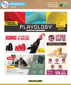 Anteprima dell'opuscolo Black Friday dal negozio Arcaplanet valido da 24/11/2025 | Pagina: 34