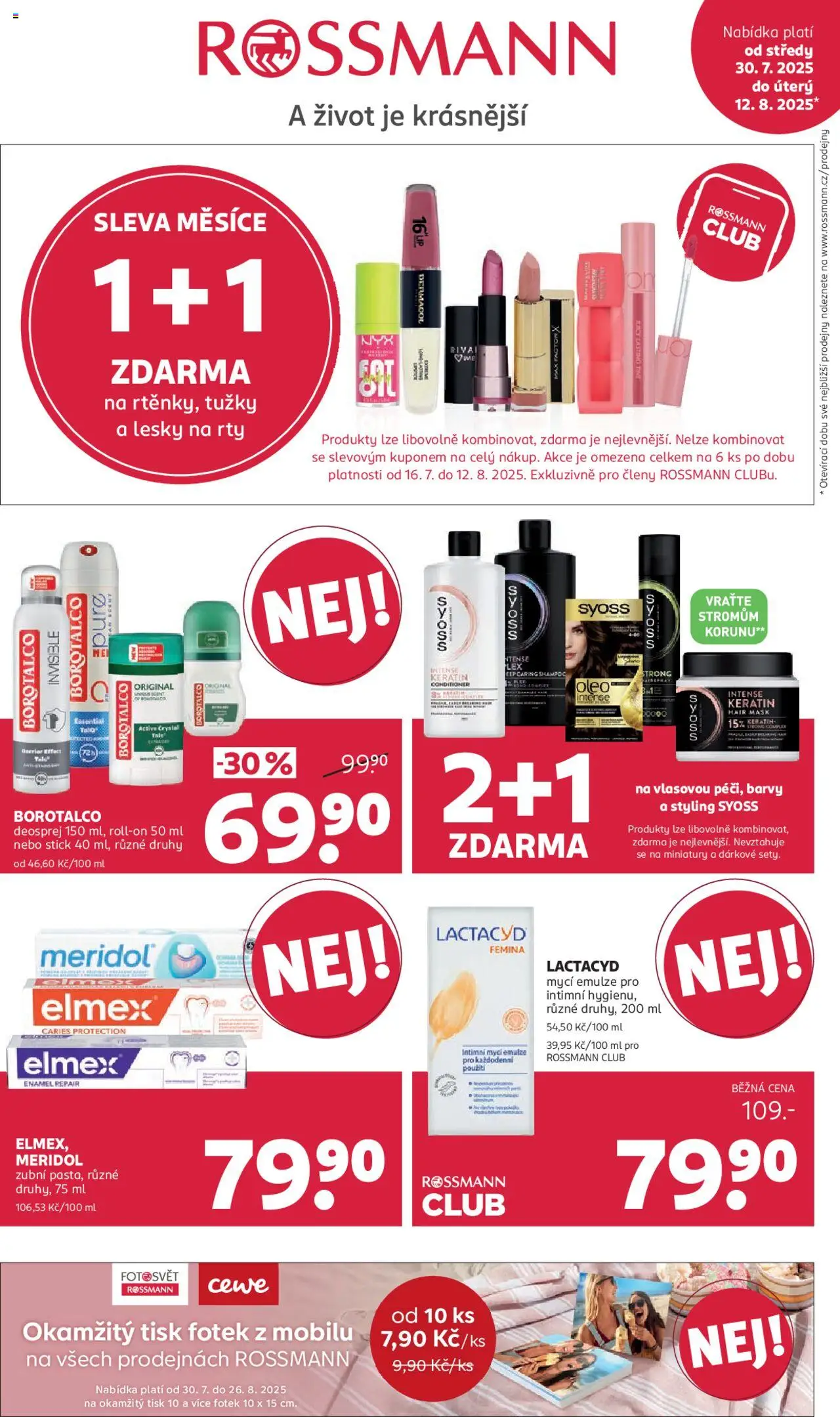 Rossmann Leták (30.07.2025 - 12.08.2025)