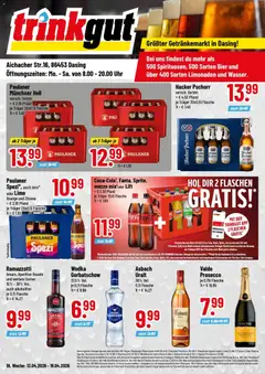 Vorschau von dem Prospekt des Geschäftes Trinkgut, gültig ab dem 12.04.2026