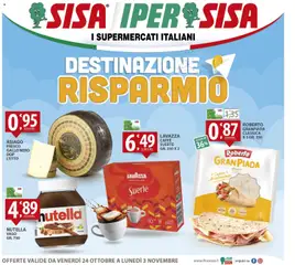 Anteprima dell'opuscolo Attuale volantino dal negozio SISA valido da 24/10/2025