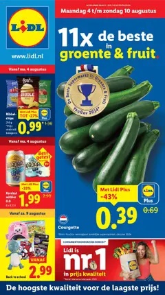 Voorbeeld van Folder week 32 van winkel Lidl geldig vanaf 04-08-2025