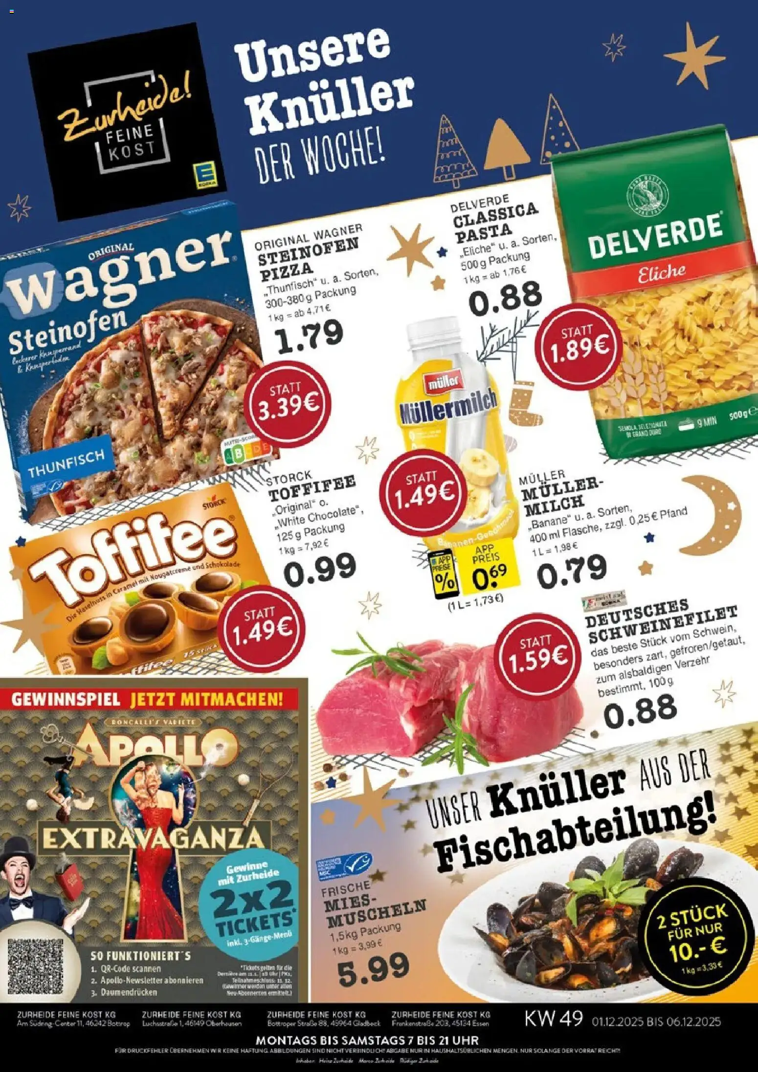Vorschau von dem Prospekt des Geschäftes Edeka, gültig ab dem 01.12.2025