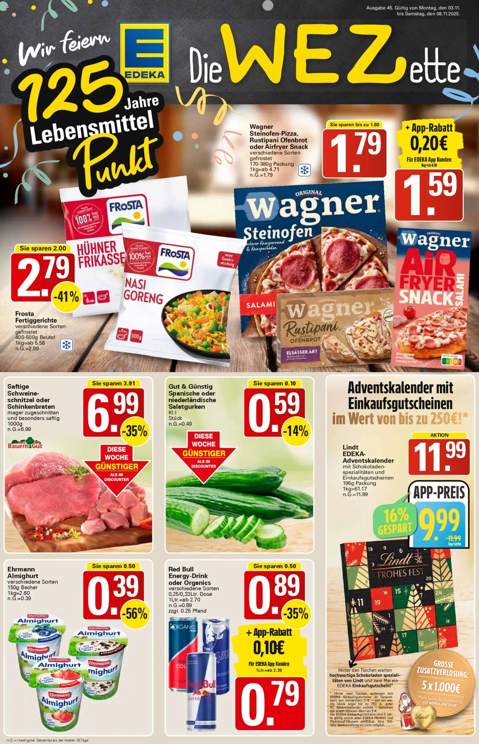 Vorschau von dem Prospekt des Geschäftes WEZ, gültig ab dem 03.11.2025