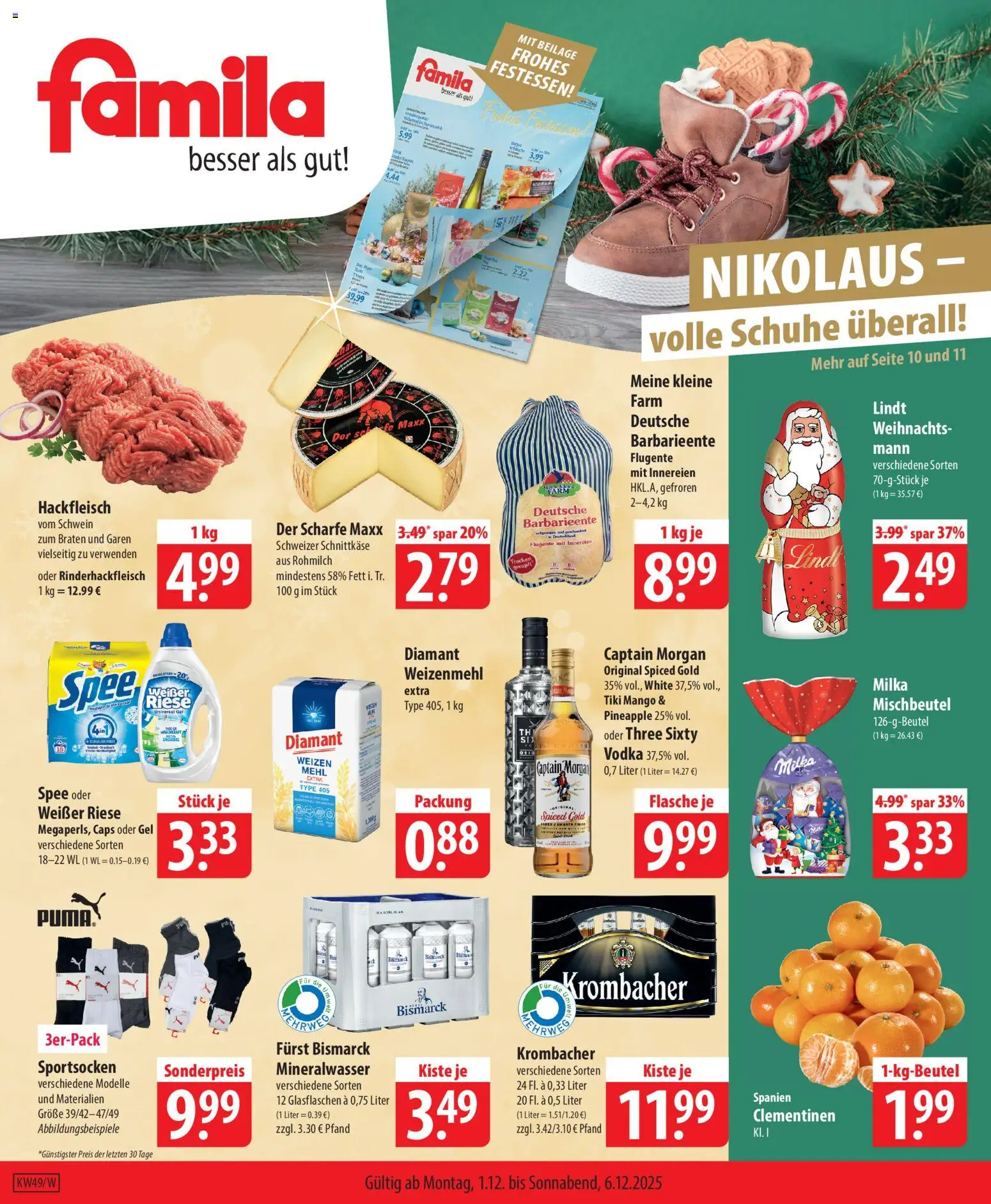 Vorschau von dem Prospekt des Geschäftes Famila, gültig ab dem 01.12.2025