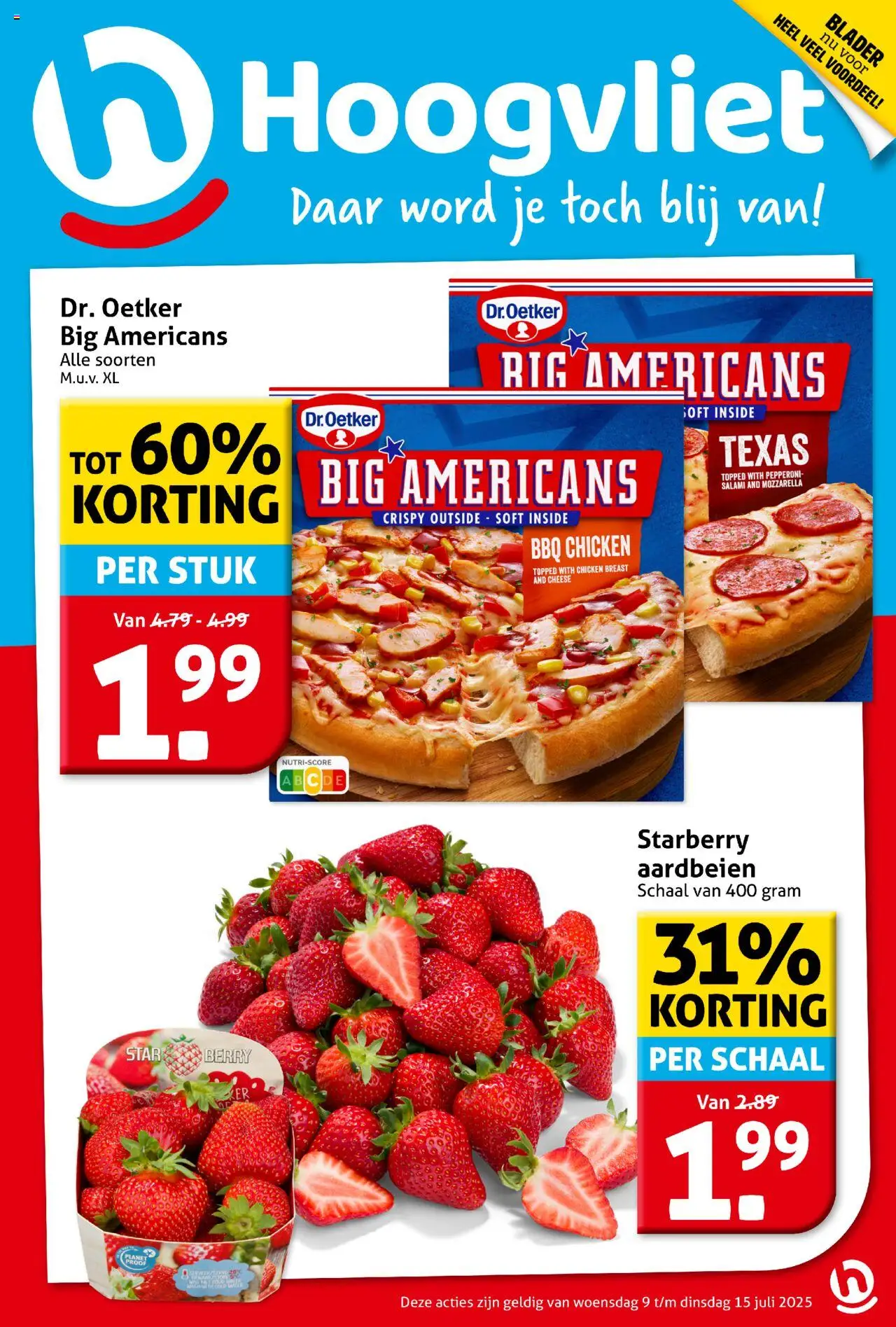 Hoogvliet shop Folder geldig vanaf 09-07-2025 - Paginanummer 1
